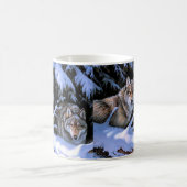Mug Beaux tableaux de deux loups (Centre)