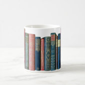 Mug Beaux vieux livres vintages, livres épines (Centre)