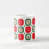 Mug Beaux voeux de Noël et de vacances en Carré (Centre)