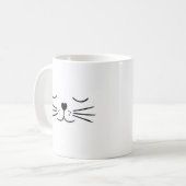 Mug Beaux Yeux de Chat qui Dorment (Devant gauche)