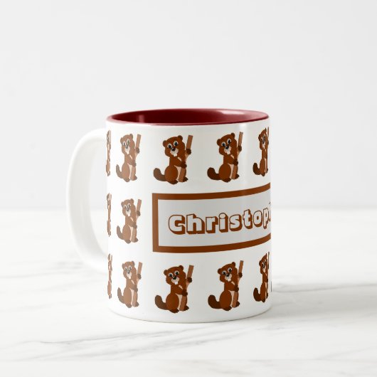 Mug Beaver Design (Devant gauche)