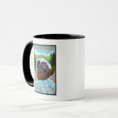 Mug Beaver & River - Columbia Gorge, Oregon (Devant gauche)