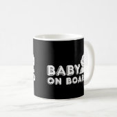 Mug Bébé à bord faire-part de grossesse (Devant droit)