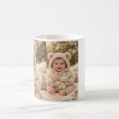 Mug Bébé adorable en tenue d'ours (Centre)
