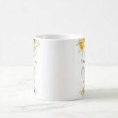 Mug Bébé adorable Fleurs de soleil de couleur d'eau du (Centre)