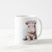 Mug Bébé adorable Hippopotamus (Devant droit)