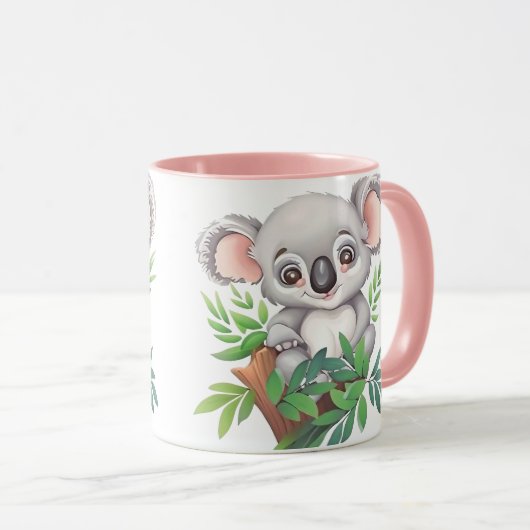 Mug Bébé adorable Ours Koala (Devant droit)