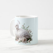 Mug Bébé adorable Peacock & Flowers : Le délice de la  (Devant gauche)