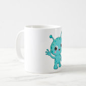 Mug Bébé Alien Monstre Spatial Mignon (Devant gauche)