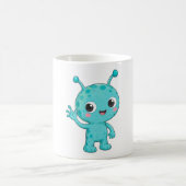 Mug Bébé Alien Monstre Spatial Mignon (Centre)