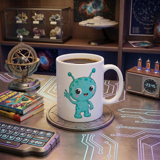 Mug Bébé Alien Monstre Spatial Mignon