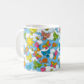 Mug Bébé Animaux Arrière - plan (Devant gauche)