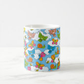 Mug Bébé Animaux Arrière - plan (Centre)