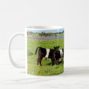 Mug Bébé Belted Vaches Galloway Dans Le Pays,