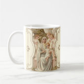 Mug Bébé béni Jésus de mère avec des anges (Gauche)