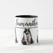 Mug Bébé Black Blanc Tuxedo chat Chats Whimsical Art M (Centre)
