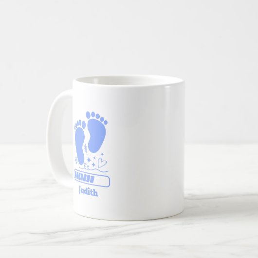 Mug Bébé bleu Chargement (Devant gauche)