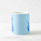 Mug Bébé Bleu mignon Chat Personnalisé Père à être (Centre)