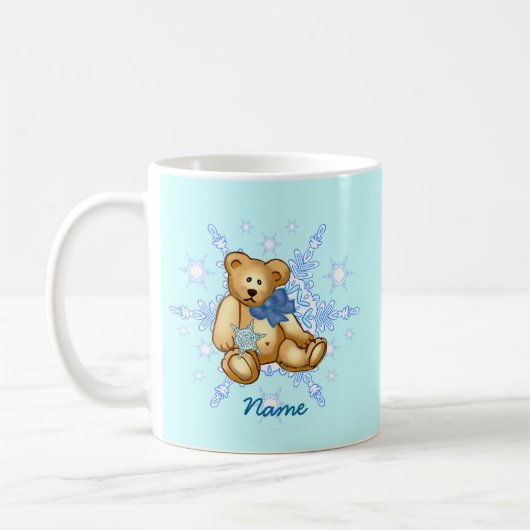 Mug Bébé bleu ours (Gauche)
