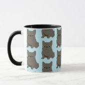 Mug Bébé Bouledogue Français Bleu, bleu (Gauche)