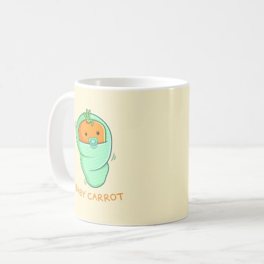 Mug Bébé Carrot Pun (Devant gauche)