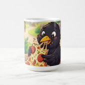 Mug Bébé cartoon merle corbeau corneille mangeant de l (Centre)
