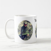 Mug Bébé Cèdre cire Oiseau Personnalisé Nature (Gauche)