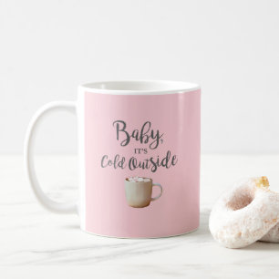 Mug Bébé C'est froid dehors cacao chaud