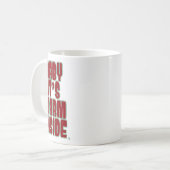Mug Bébé Chaud à l'Intérieur Amusement Noël Cosy (Devant gauche)