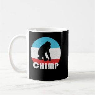 Mug Bébé Chimpanzé Chimp Vintage Rétro Silhouette Gif