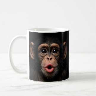 Mug Bébé chimpanzé singe mignon visage drôle animal
