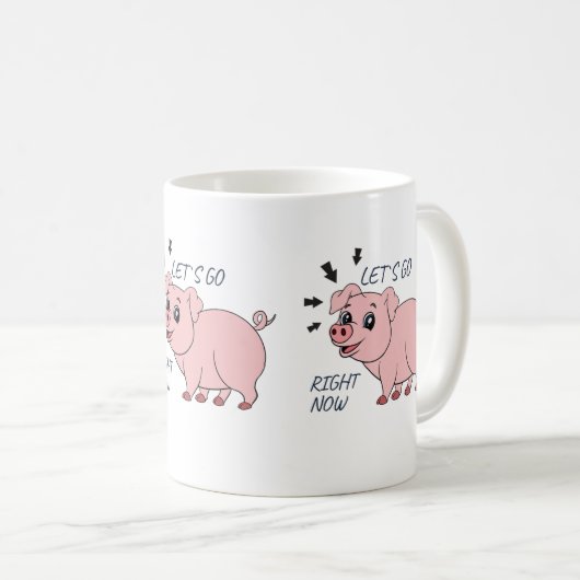 Mug Bébé cochon (Devant droit)