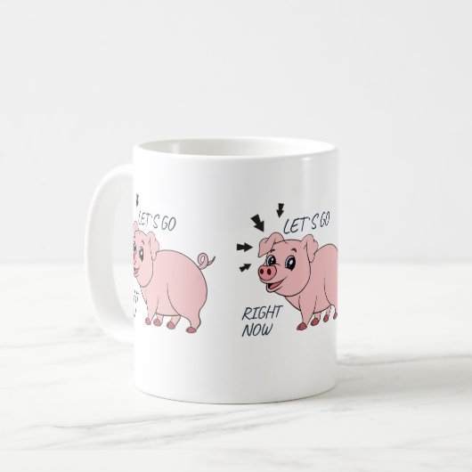 Mug Bébé cochon (Devant gauche)