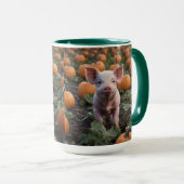Mug Bébé Cochon Dans Le Citrouille Patch Pickleball Pa (Devant droit)