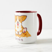Mug Bébé Combo simple Bon thanksgiving mignon (Devant droit)