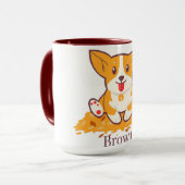 Mug Bébé Combo simple Bon thanksgiving mignon (Devant gauche)