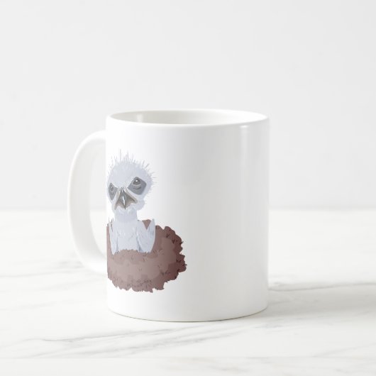 Mug Bébé d'aigle à tête blanche (Devant gauche)