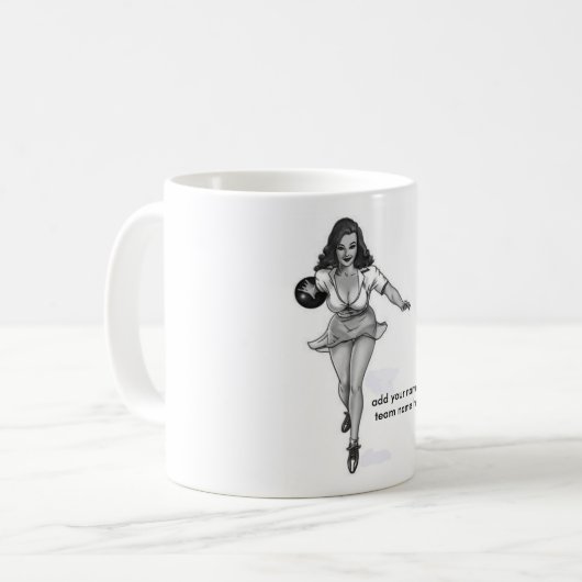Mug bébé de bowling (Devant gauche)