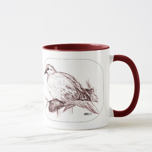 Mug Bébé de deuil de colombe (Droite)