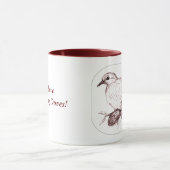 Mug Bébé de deuil de colombe (Centre)