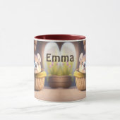 Mug Bébé de loutre mignonne dans un panier - personnal (Centre)