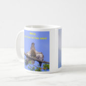 Mug Bébé d'Eagle chauve, chauvin, et maman en vol (Devant gauche)