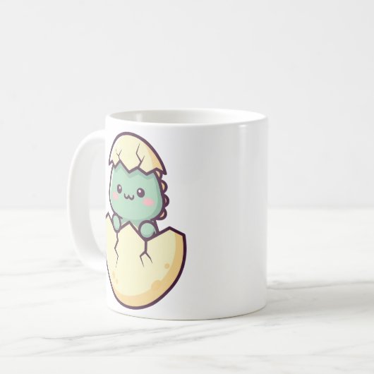 Mug Bébé Dino Hatchling (Devant gauche)