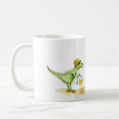 Mug Bébé Dinosaure T-Rex sur la plage (Gauche)