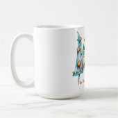 Mug Bébé Doodle Pine Noël Arbre cadeaux (Gauche)