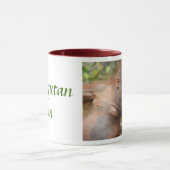 Mug Bébé d'orang-outan au Bornéo (Centre)