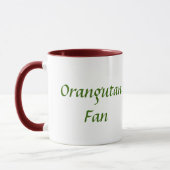 Mug Bébé d'orang-outan au Bornéo (Gauche)