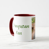 Mug Bébé d'orang-outan au Bornéo (Devant gauche)