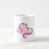 Mug Bébé dormant mignon licorne (Centre)