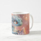 Mug Bébé Dragon Adorable avec Gemme de Cristal : Art F (Devant droit)